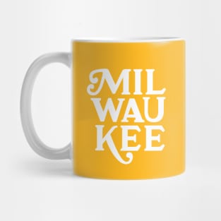 Vintage Milwaukee Lettering Mug